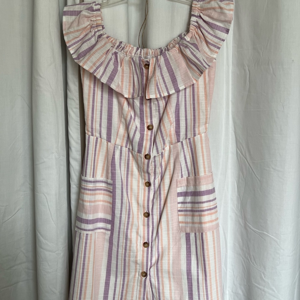 Button Down Mini Dress